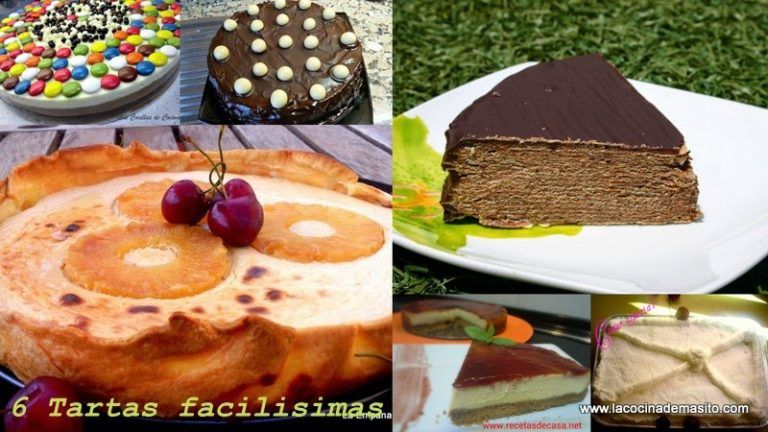 6 tartas facilisimas de hacer