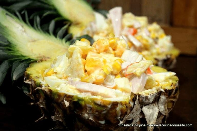 Ensalada de piña, receta casera de La cocina de Masito