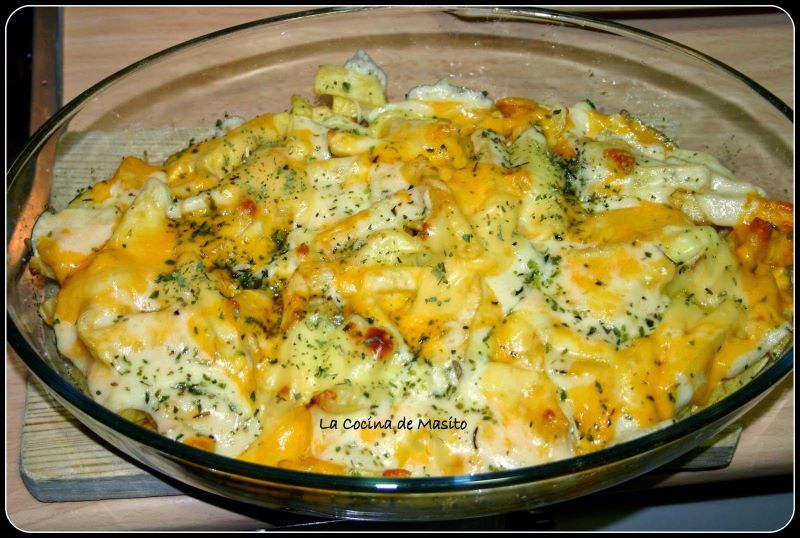 Patatas fritas con queso de La cocina de Masito