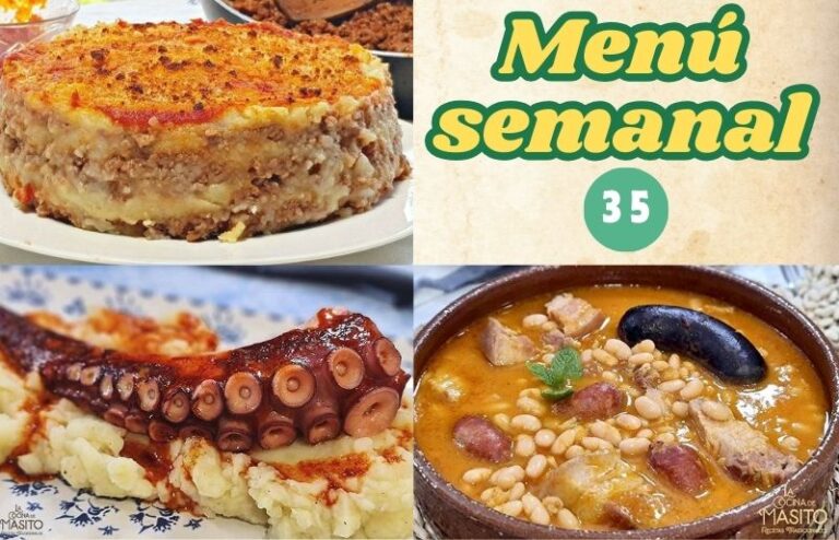 Menú semanal 35