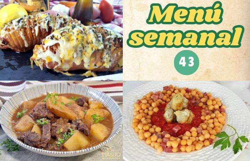 Recetas de menú semanal 43 de La cocina de Masito