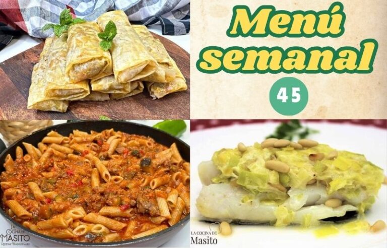Menú semanal 45