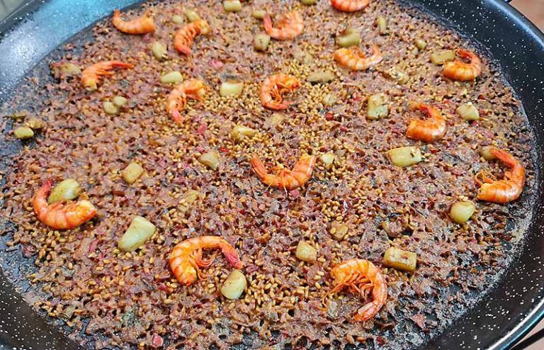 Arroz con sepia y gambas la cocina de Masito