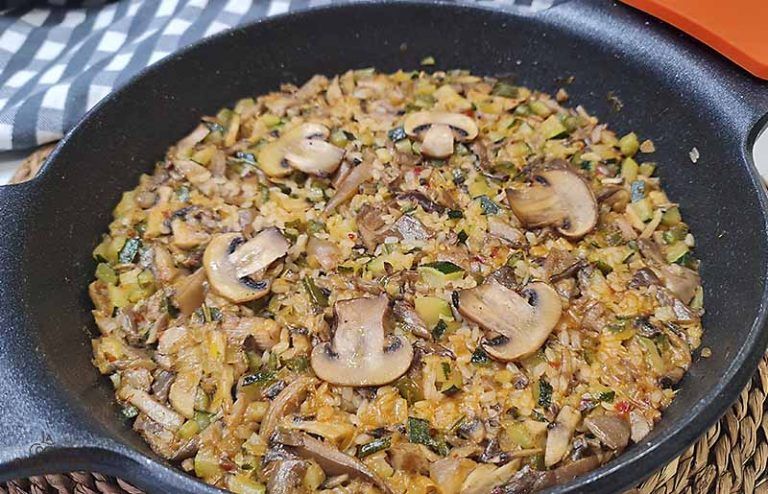 receta de arroz con setas y champiñones de La cocina de Masito