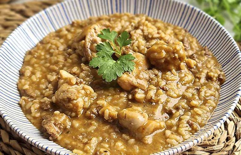 Receta de arroz meloso con setas