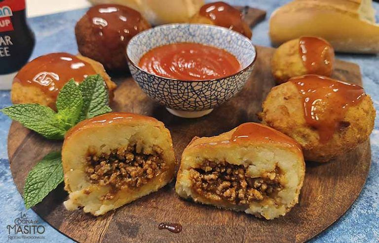 Bolas de patata rellenas de carne La cocina de Masito