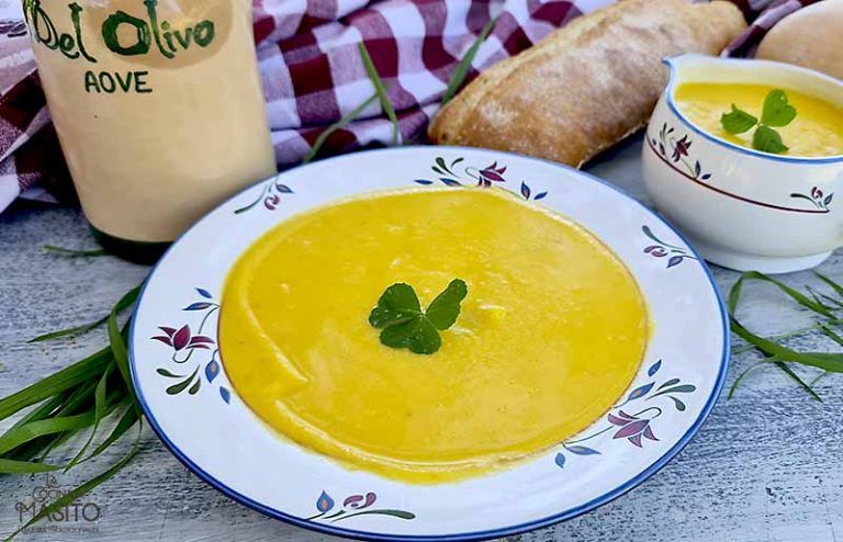 Crema calabaza y manzana, deliciosa crema de calabaza y manzana La cocina de Masito Receta fácil y sabrosa explicada detalladamente y con vídeo