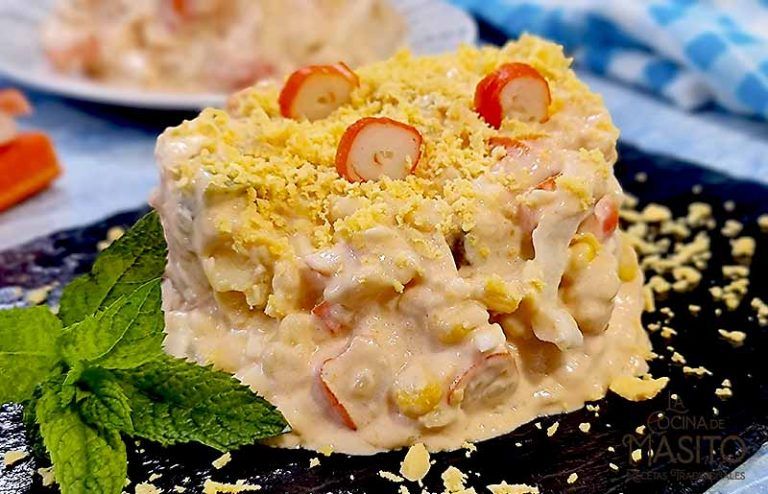 Receta de ensaladilla de cangrejo