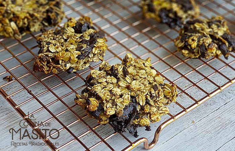 Receta galletas de avena