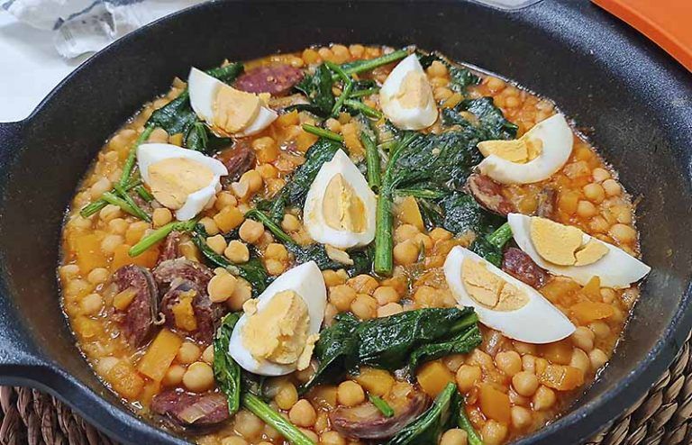 Receta garbanzos con chorizo de La cocina de Masito
