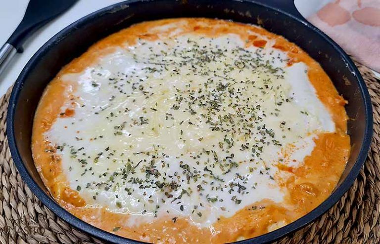 Lasaña en sartén o lasaña sin horno