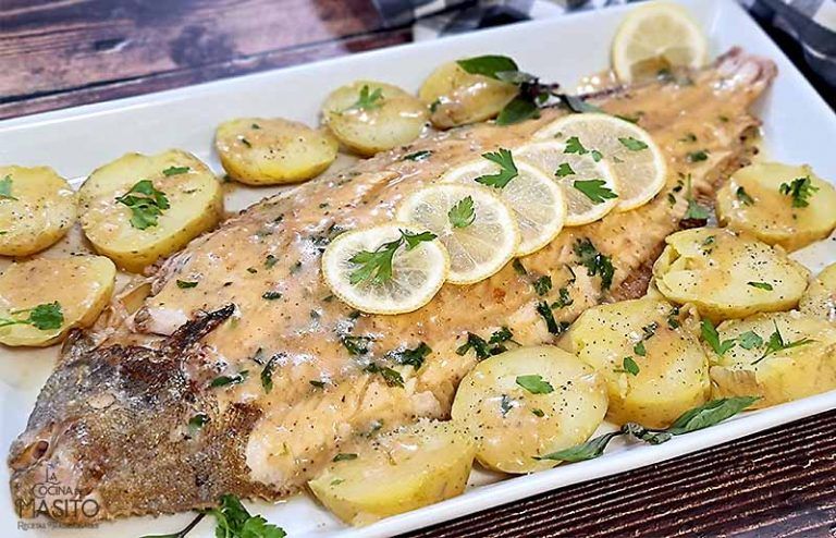 Receta de lenguado meunière