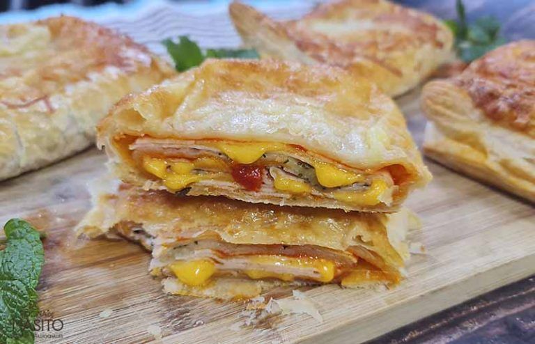 Napolitanas de jamón y queso