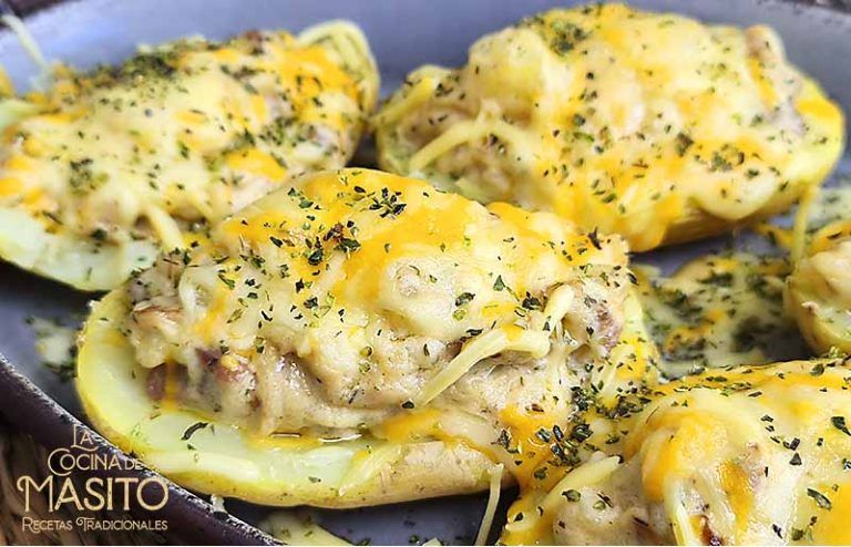 Patatas rellenas al horno