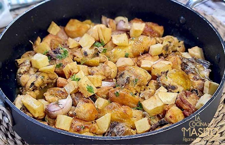Receta de pollo al ajillo con limón