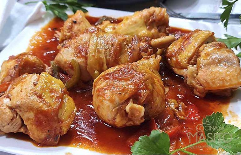 Receta de pollo al chilindrón