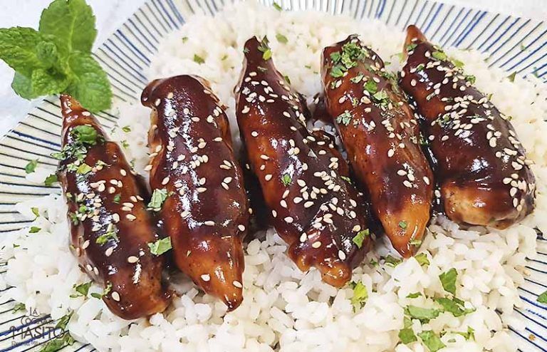 receta de pollo en salsa teriyaki