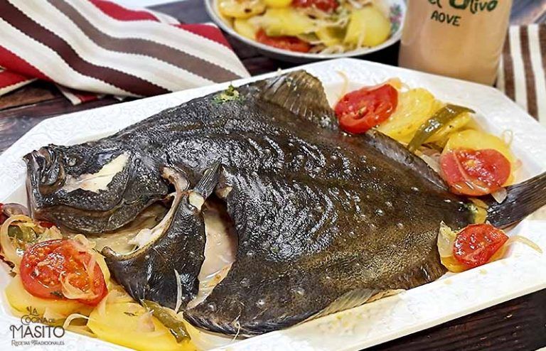 Receta rodaballo al horno