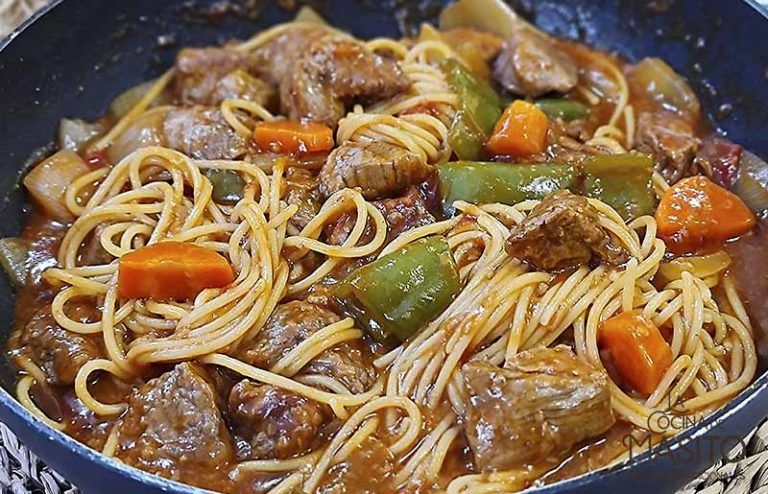 Receta de tallarines