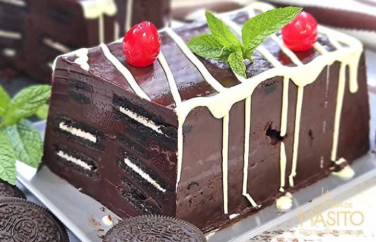 Tarta de chocolate y galletas, receta fácil