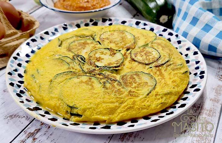 Tortilla de calabacin receta fácil