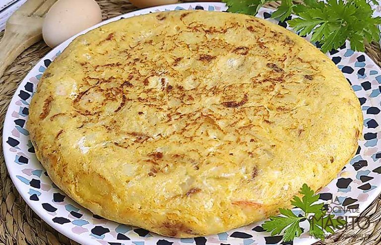 Tortilla de gambas