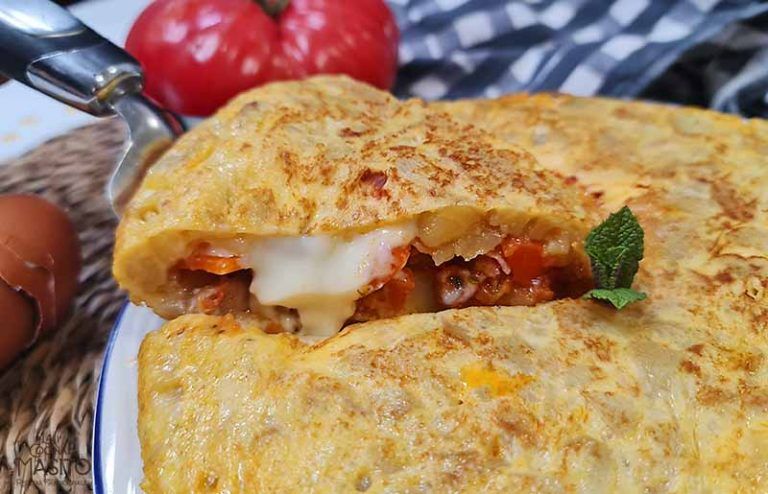 tortilla con patatas rellena de la cocina de Masito