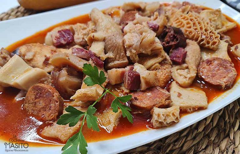 Callos a la marinera receta tradicional de La cocina de Masito