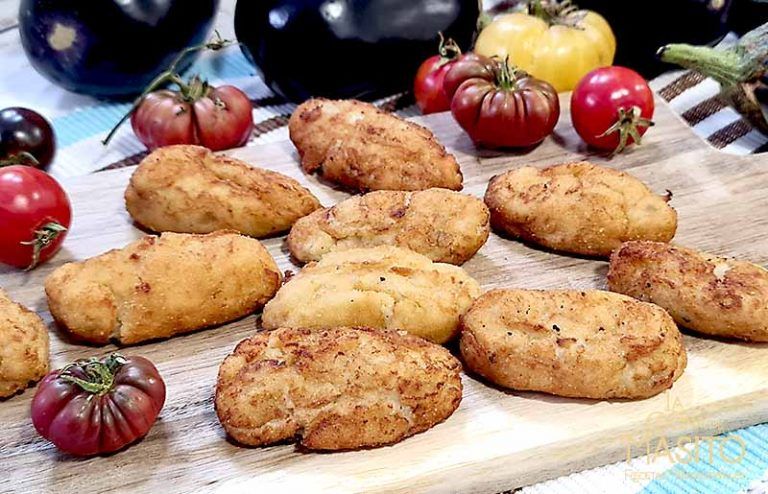 Croquetas de berenjenas caseras