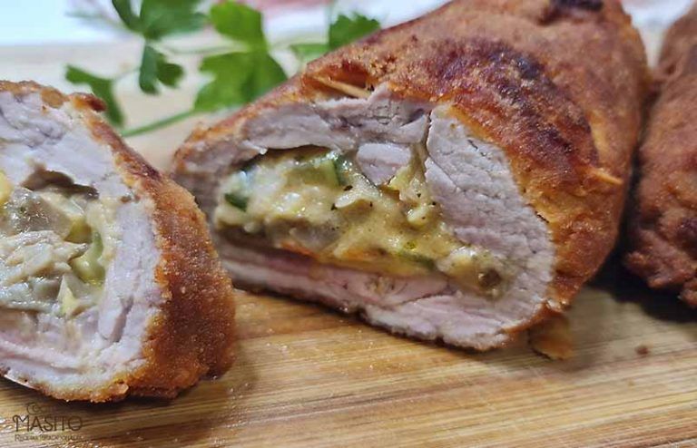 Receta filetes de cerdo rellenos La cocina de Masito