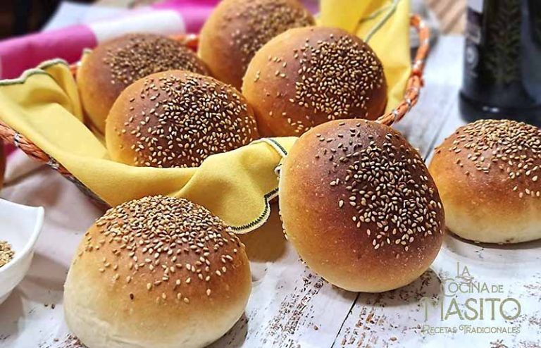 Receta de pan de hamburguesa casero