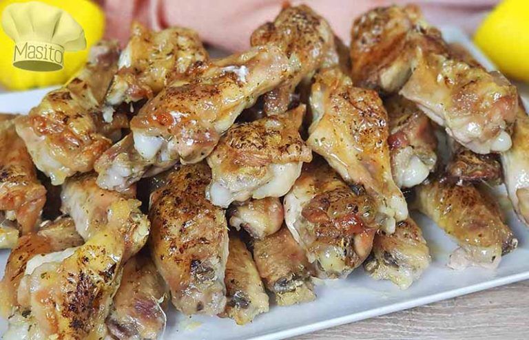 Alitas de pollo al ajillo