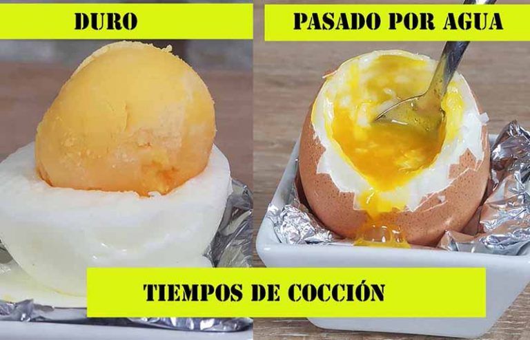 Tiempos de cocción del huevo