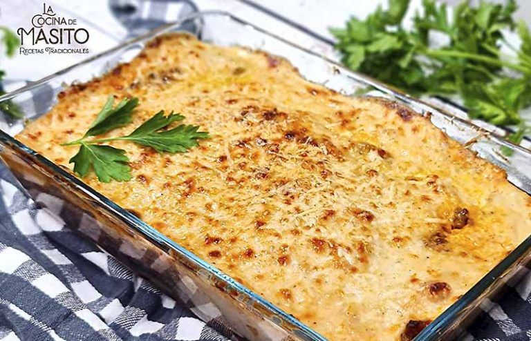 Lasaña de berenjenas, receta casera de La cocina de Masito