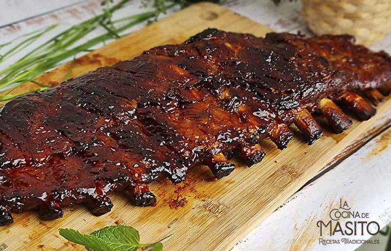 Costillas a la barbacoa