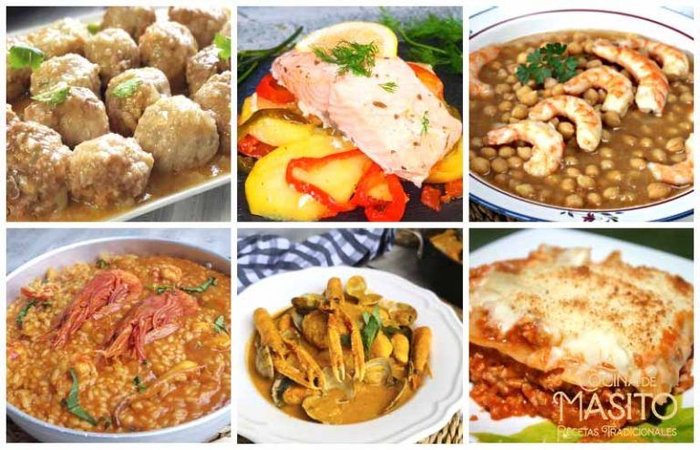 menú semanal familiar