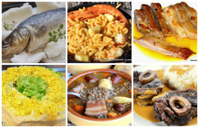menu semanal casero