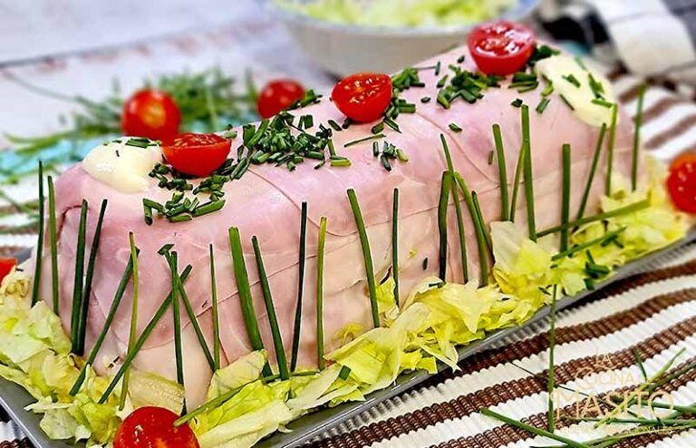 Pastel frio de pollo