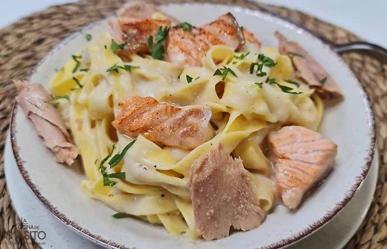 Nidos de pasta con bechamel La cocina de Masito