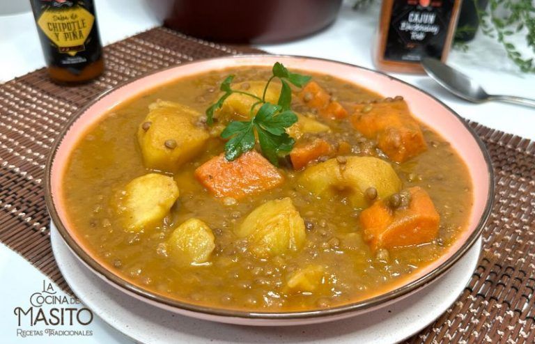 Lentejas viudas receta fácil de la cocina de Masito