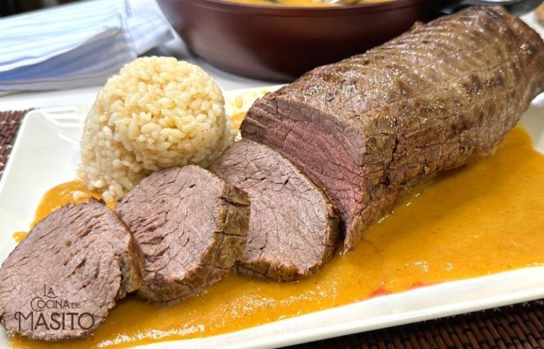 Rosbif o roast beef tierno y jugoso