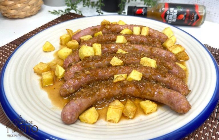 Salchichas frescas a la cerveza la cocina de Masito