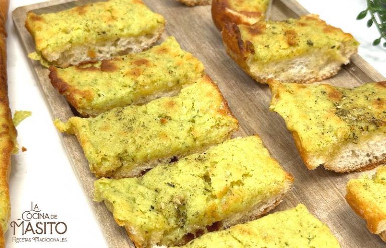 Receta fácil de pan de ajo La cocina de Masito