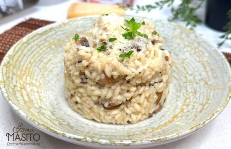 Risotto de champiñones La cocina de Masito