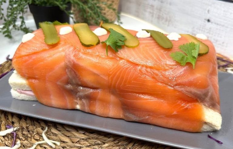 Receta de pastel frío de salmón y pan de molde La cocina de Masito