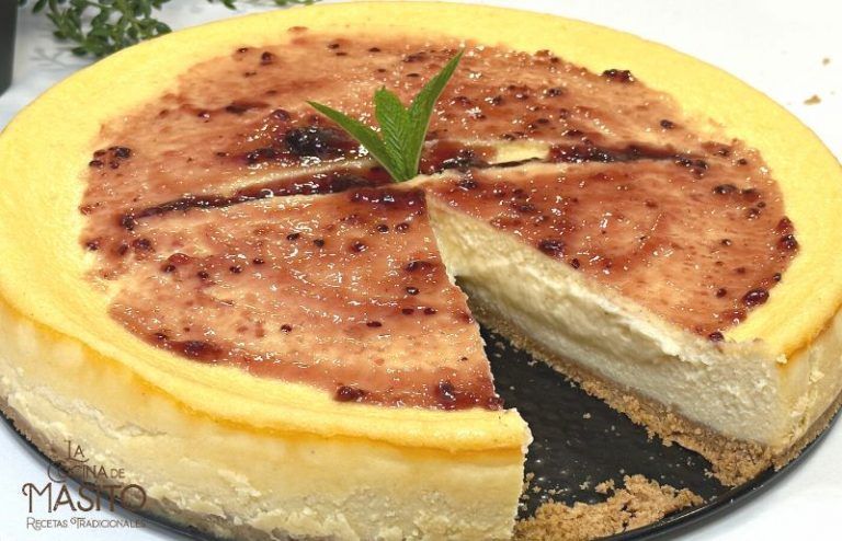 Tarta de queso y chocolate blanco La cocina de Masito
