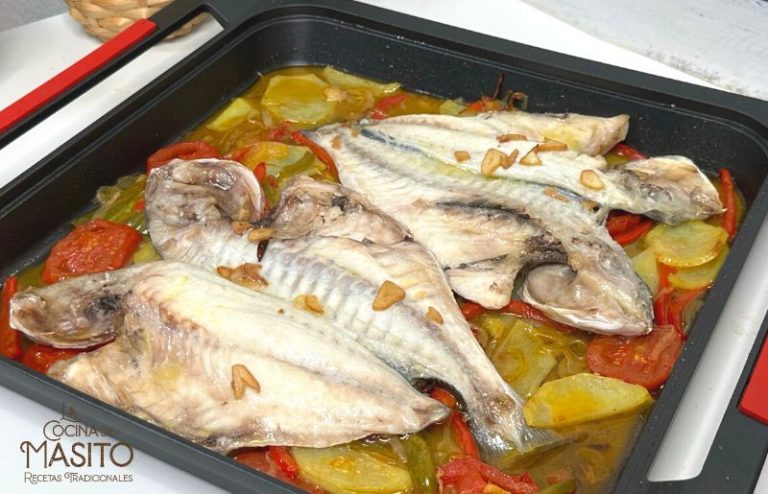 Dorada al horno con patatas La cocina de Masito