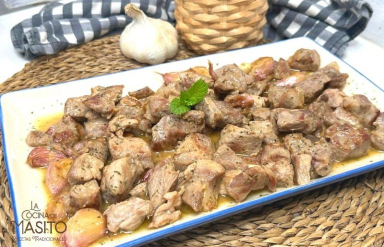 Magro de cerdo al ajillo La cocina de Masito