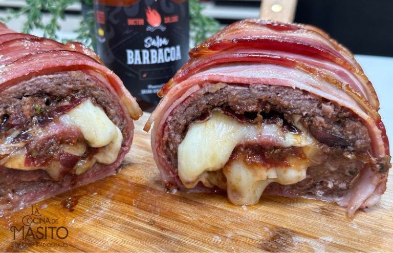 Rollo de carne picada al horno. La cocina de Masito