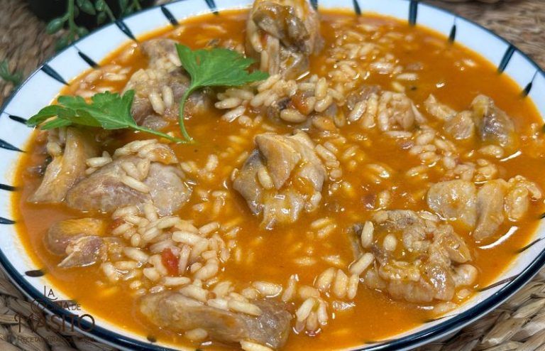 Arroz meloso con pollo al ajillo La cocina de masito